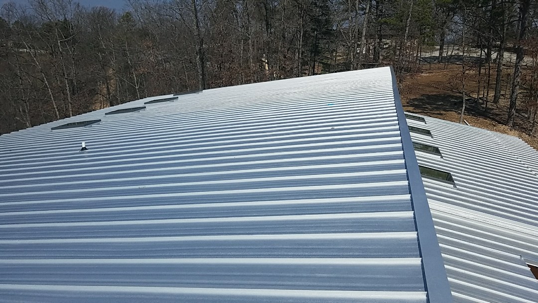 Just Finished up the New Standing Seam Metal Roof at Eureka Springs School of Arts