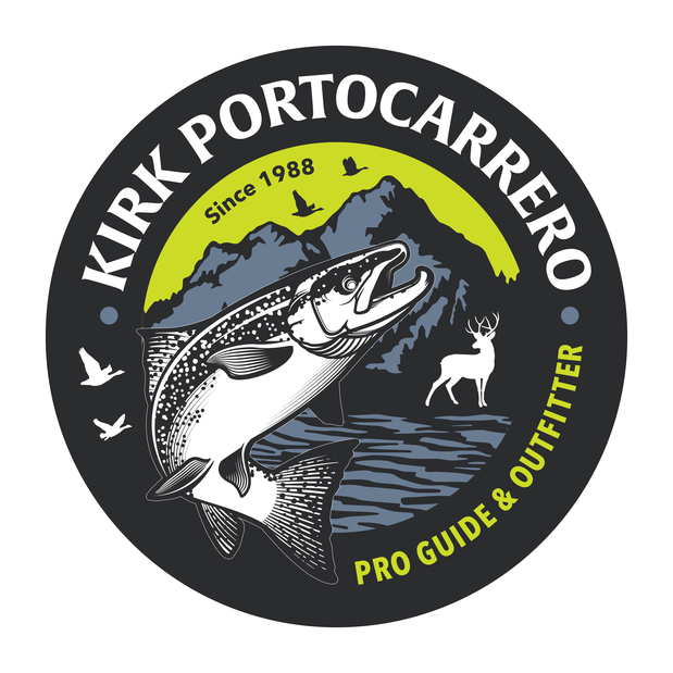 Kirk Portocarrero - Professional Fishing & Hunting Guide and Outfitter Logo