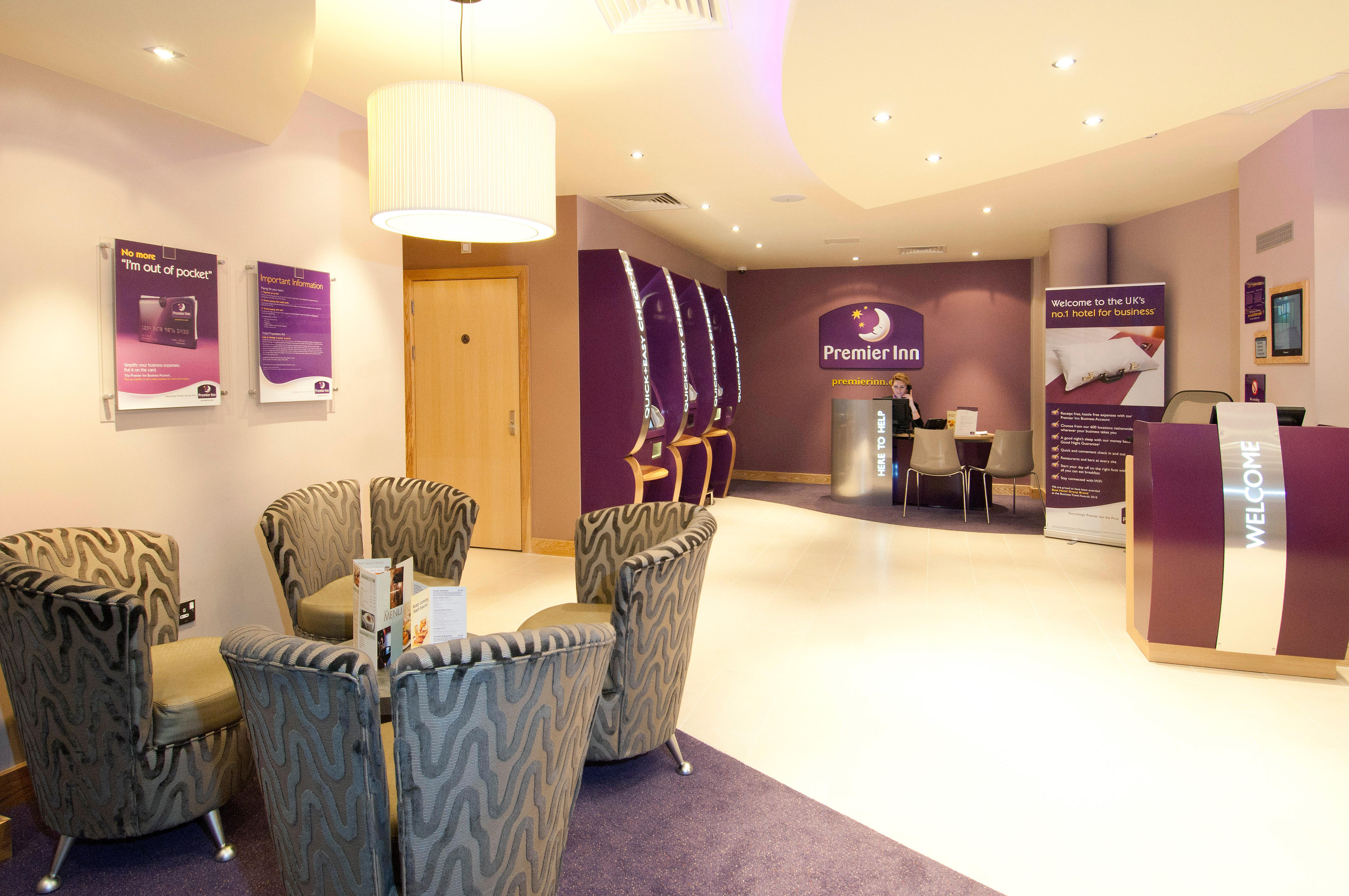 Premier Inn reception Premier Inn Preston Central hotel Preston 03333 218335