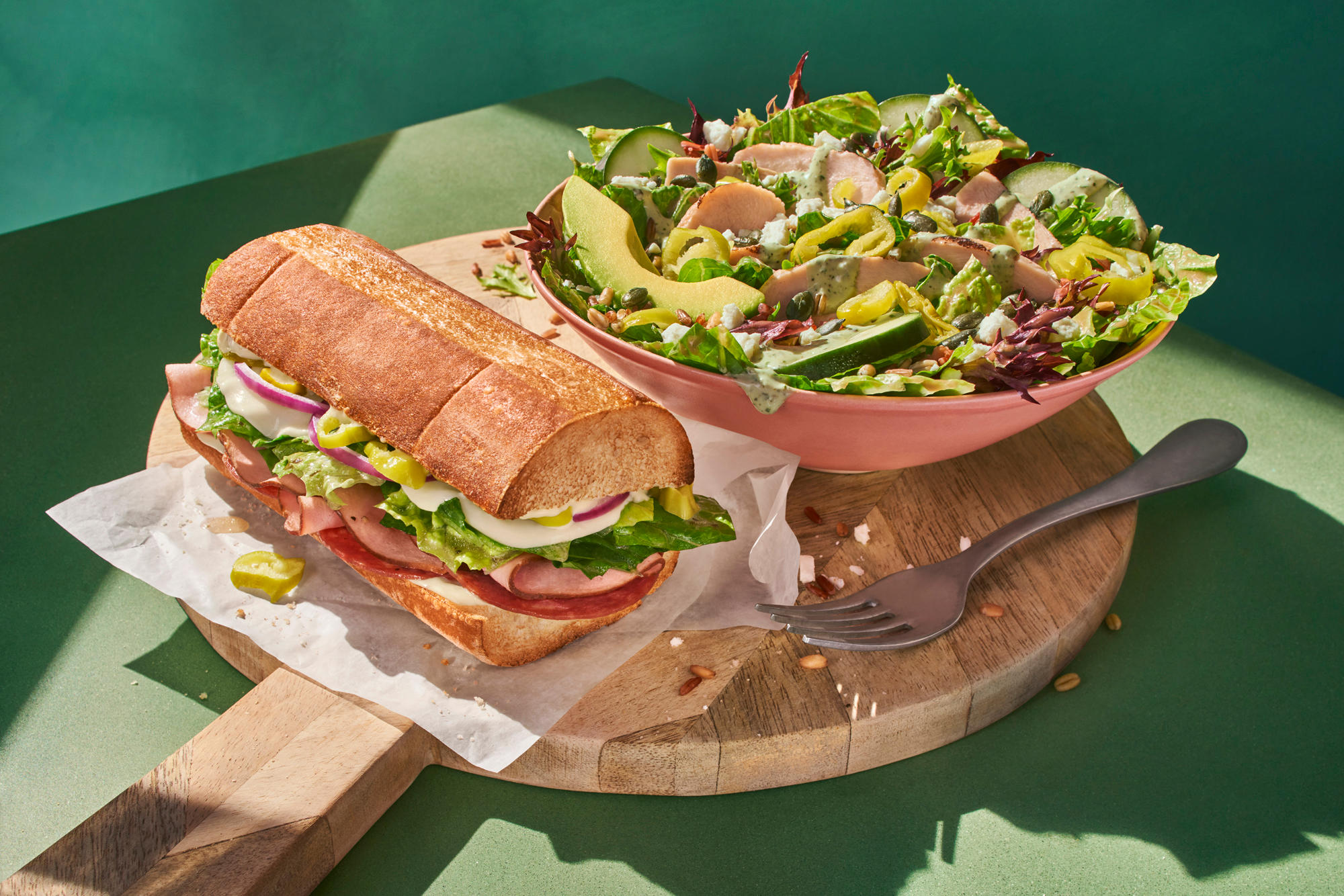 Toasted Italiano & Balsamic Chicken Greens with Grains You Pick 2 Panera Bread Glendale (623)412-3044