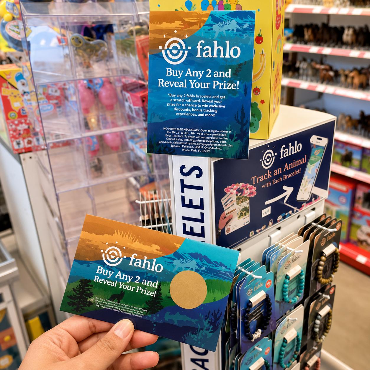 At select TGC locations, buy two #fahlo products and get a scratcher for a little surprise! While su 