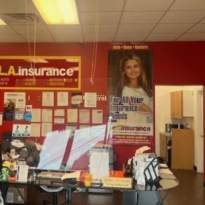 Interior of the L.A. Insurance agency located at 2034 Airline Rd in TX 