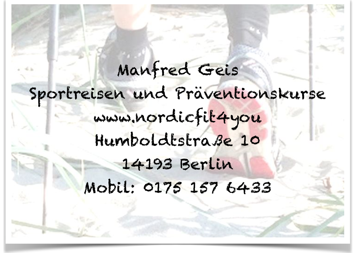 Nordicfit4you Sportreisen und Präventionskurse, Humboldtstraße 10 in Berlin