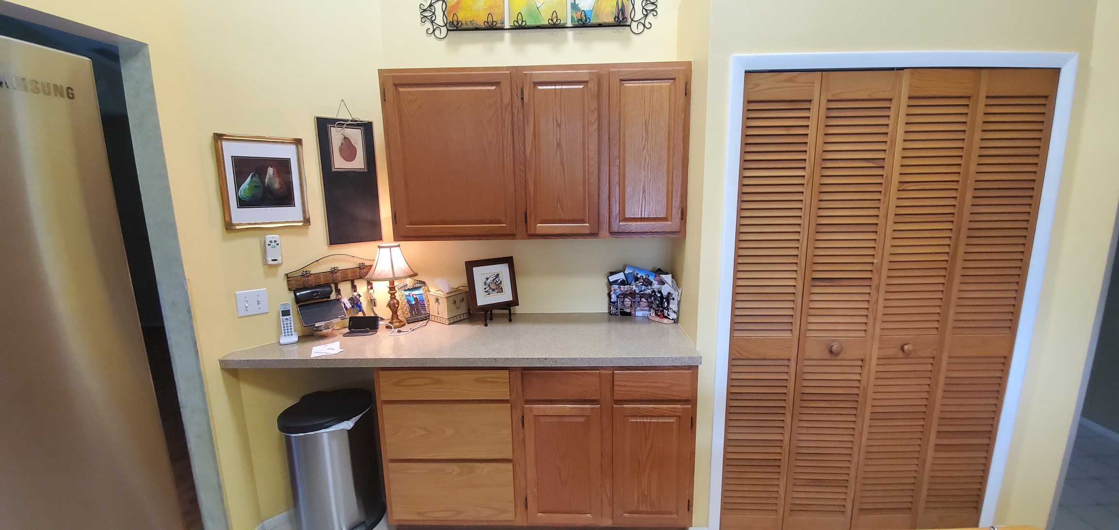 before photo of cabinets and pantry door summerville, sc