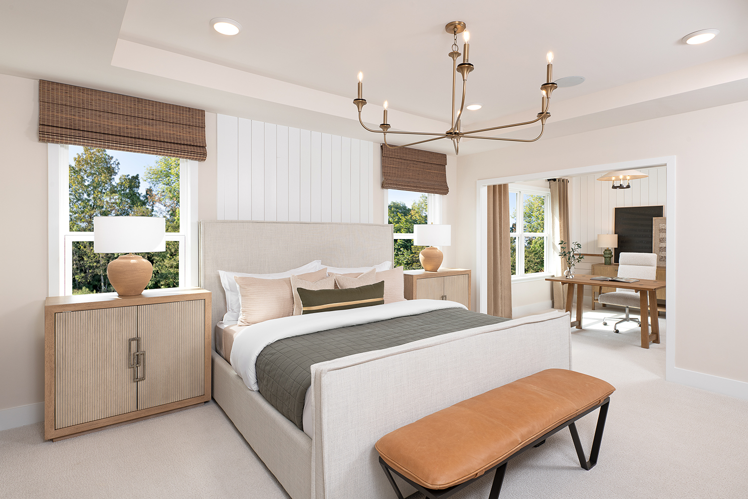 Spacious Owner's Oasis with tray ceiling at Glenview Farms new home community in Murfreesboro, TN