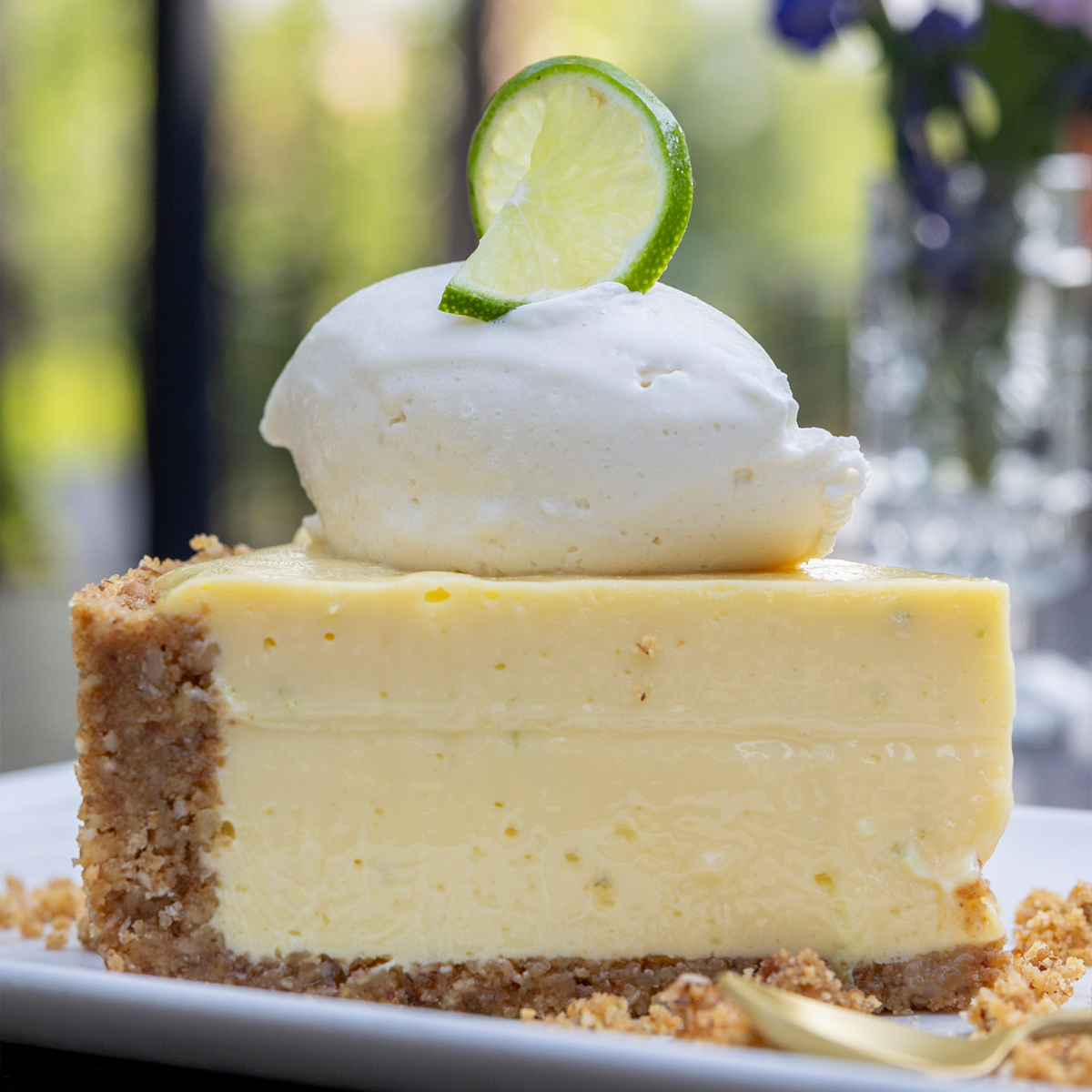 Key Lime Pie | toasted nut crust, whipped cream