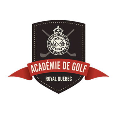Logo de l'Académie de Golf du Royal Québec.