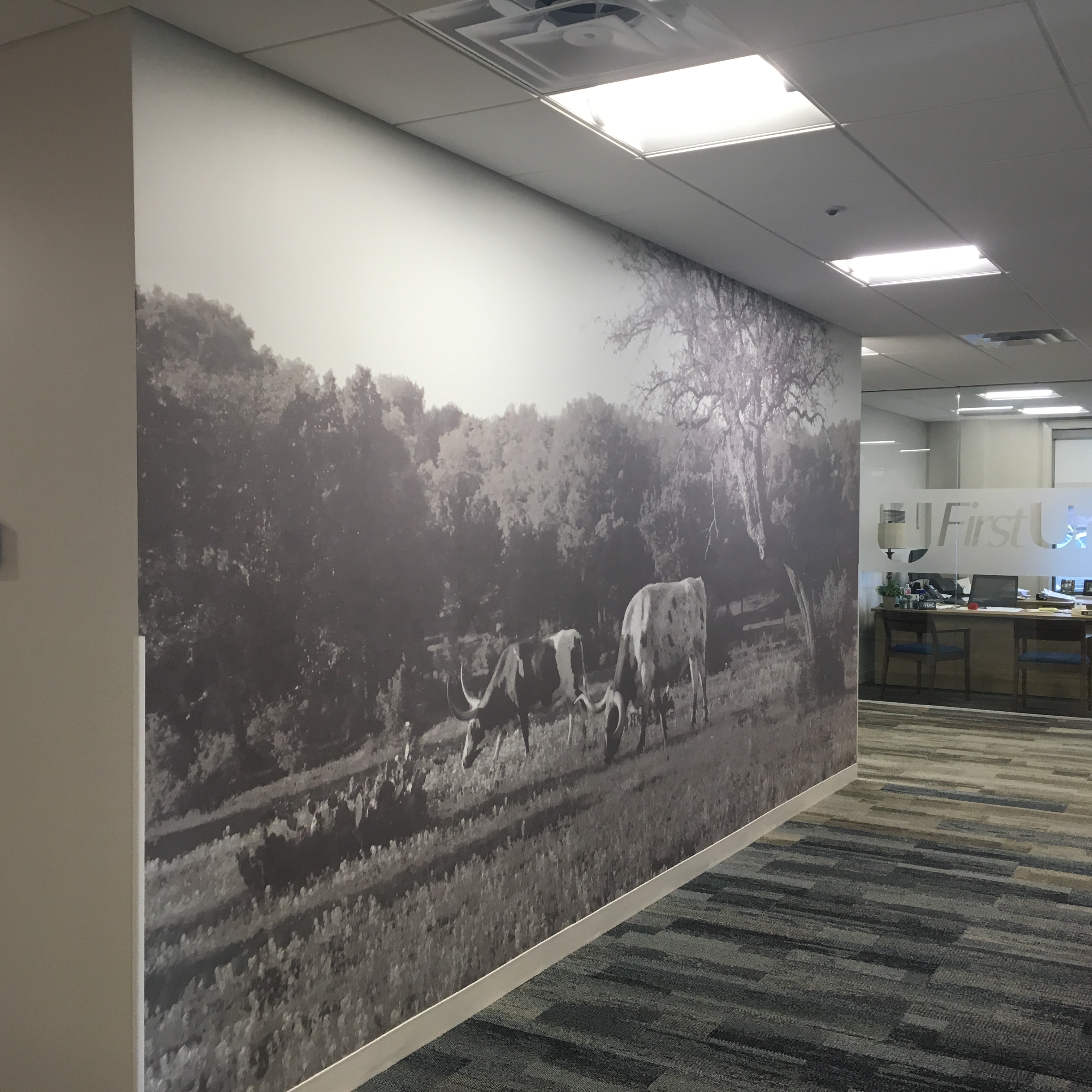 First United Bank - Marble Falls - interior image of community