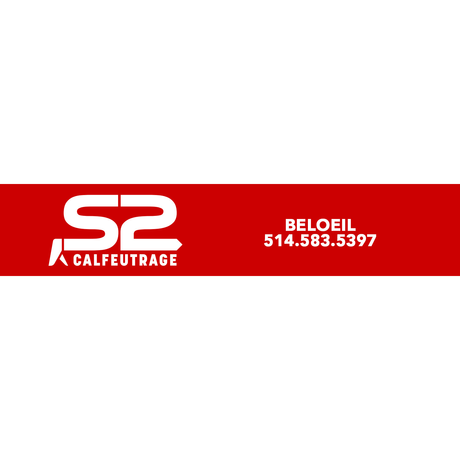 Calfeutrage S2 Rive sud, Beloeil, St-Hilaire Logo
