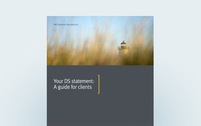 Cover page of the DS statement guide.