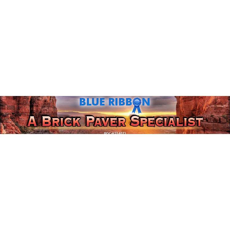 Blue Ribbon A Brick Paver Specialist Logo