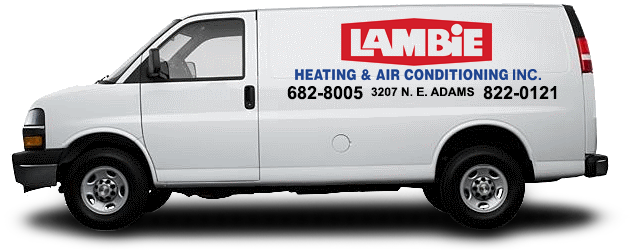 Lambie Work Van Lambie Heating & Air Conditioning, Inc. Peoria (309)216-6619