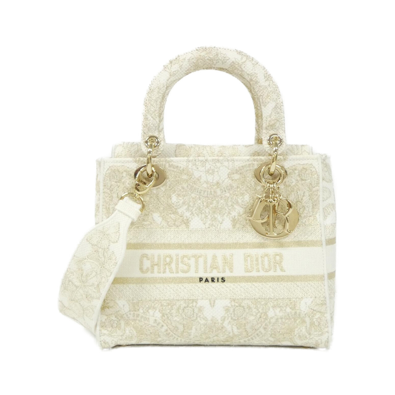 クリスチャンディオール BUTTERFLY AROUND THE WORLD レディ ディーライト ミディアム M0565OESV バッグ