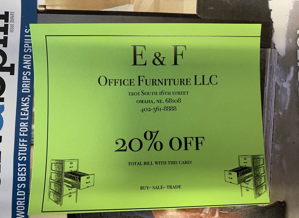 E & F Office Furniture LLC Photo