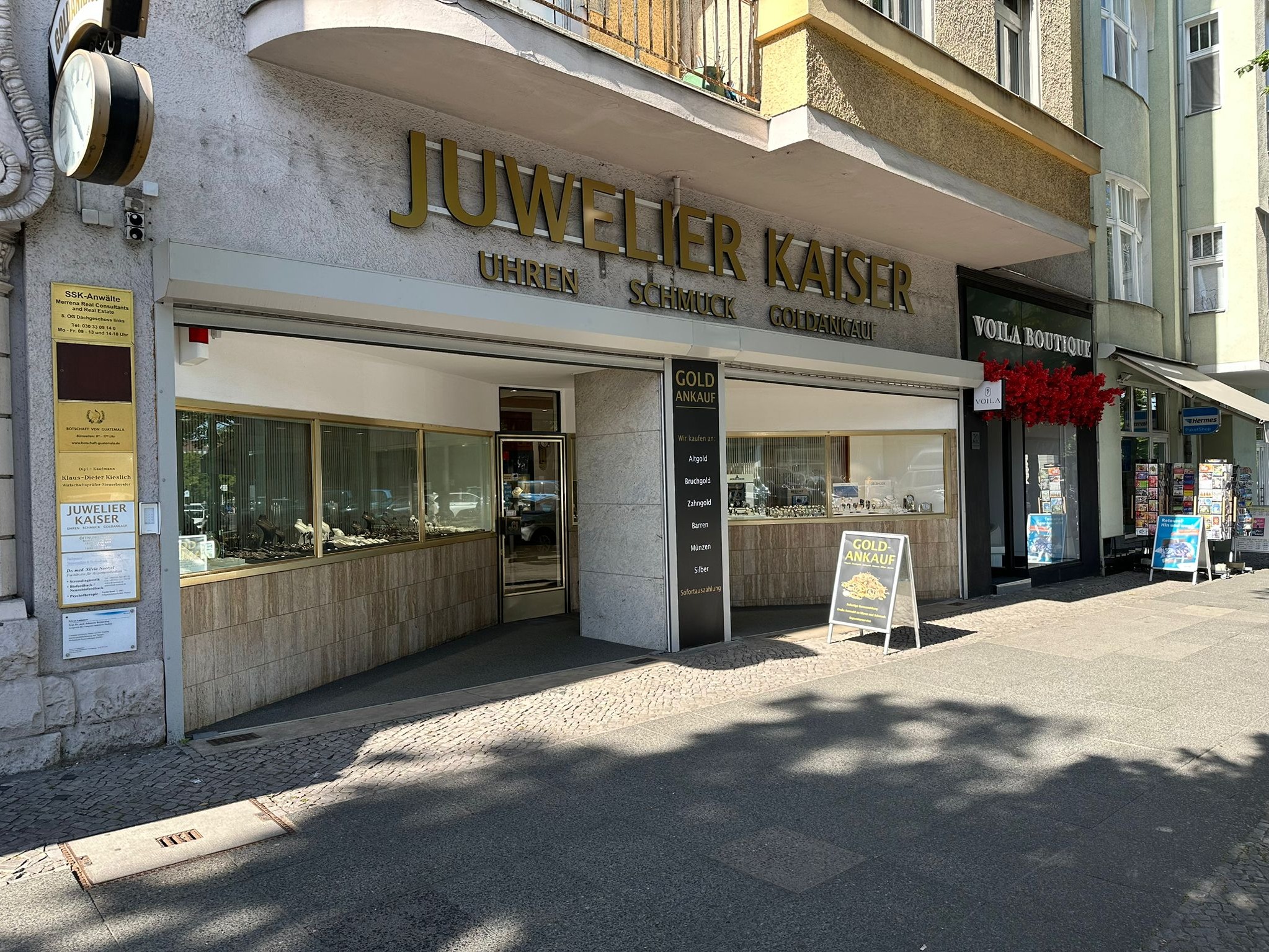 Juwelier Kaiser, Kaiserdamm 20 in Berlin