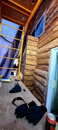 Images Norse Log Home Restoration