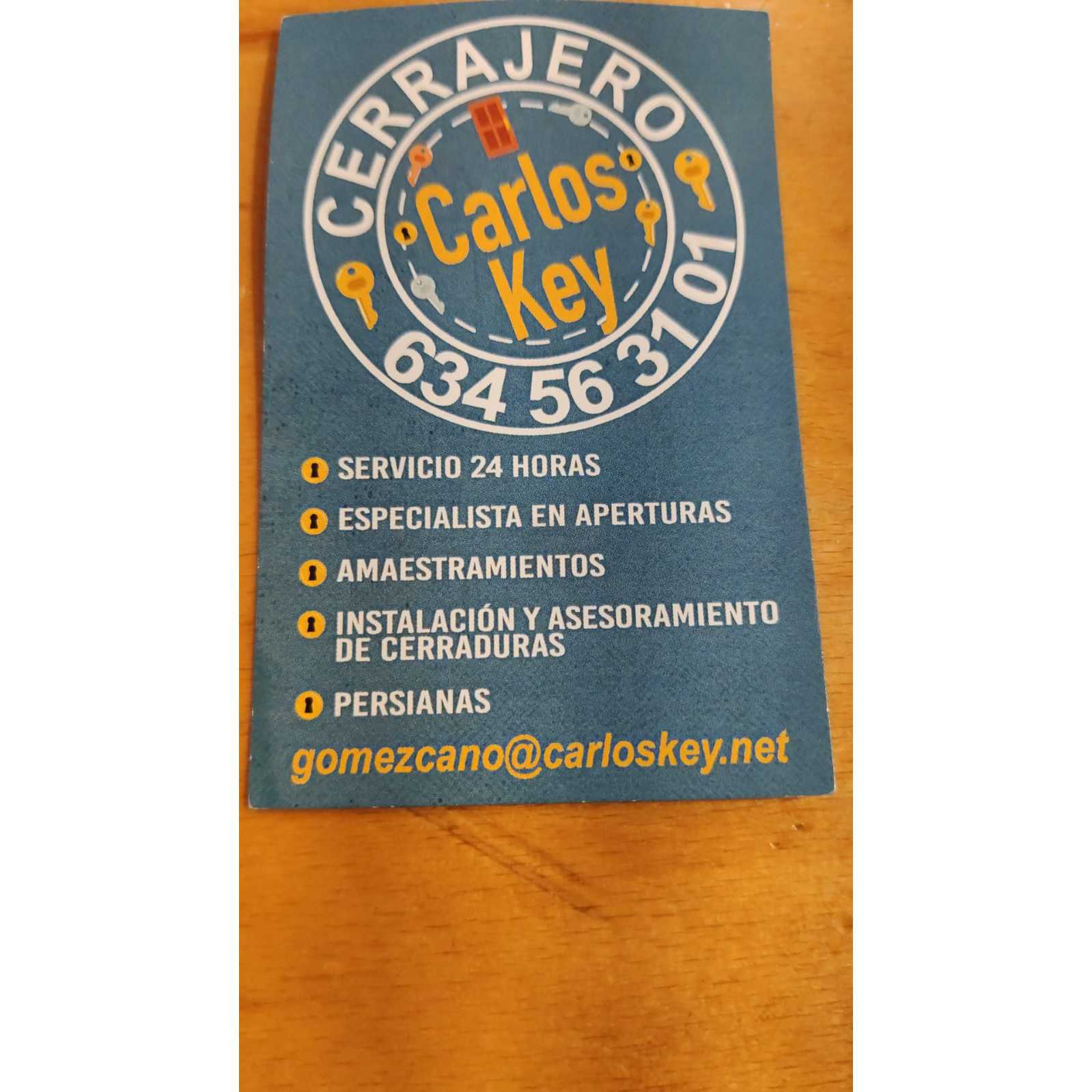 Cerrajero Carlos Key Logo