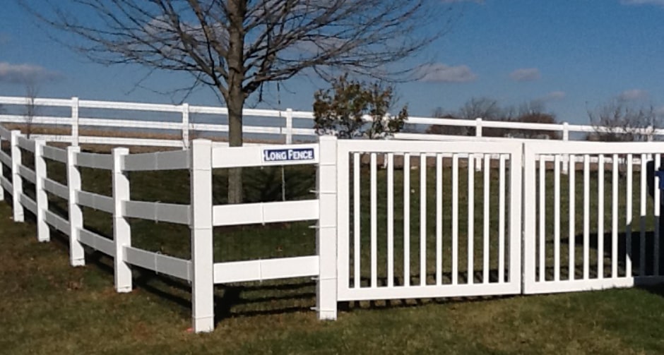 Vinyl Paddock Fence