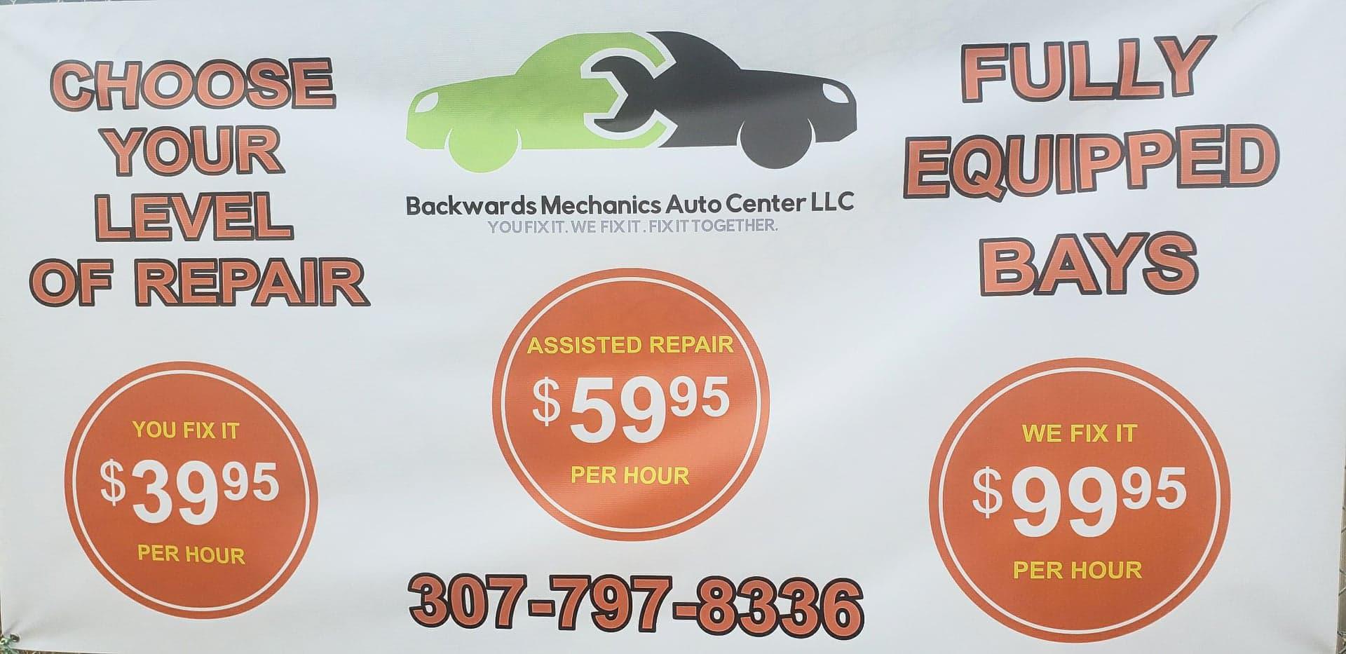 Backwards Mechanics Auto Center LLC Photo