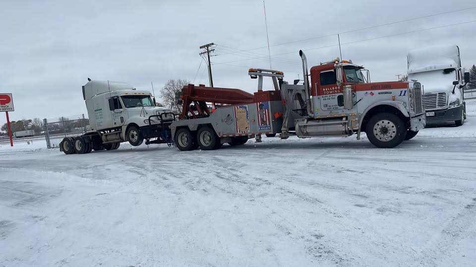 Stuck on the side of the road? Call Bulldog Towing