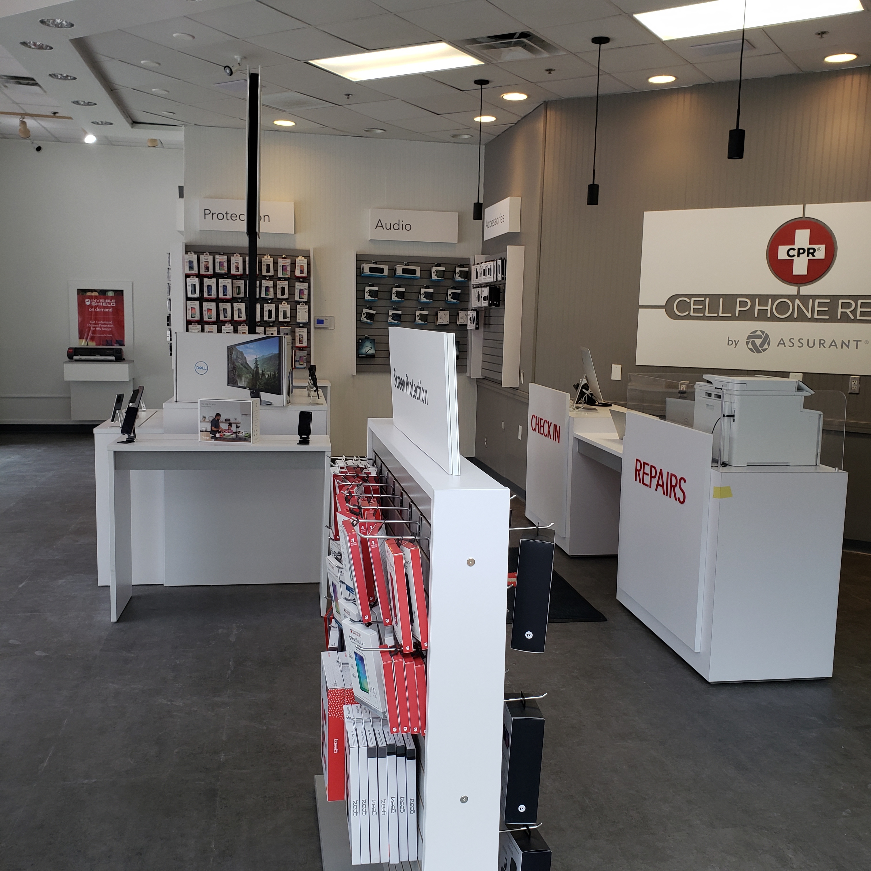 Store Interior of CPR Cell Phone Repair Hyattsville MD