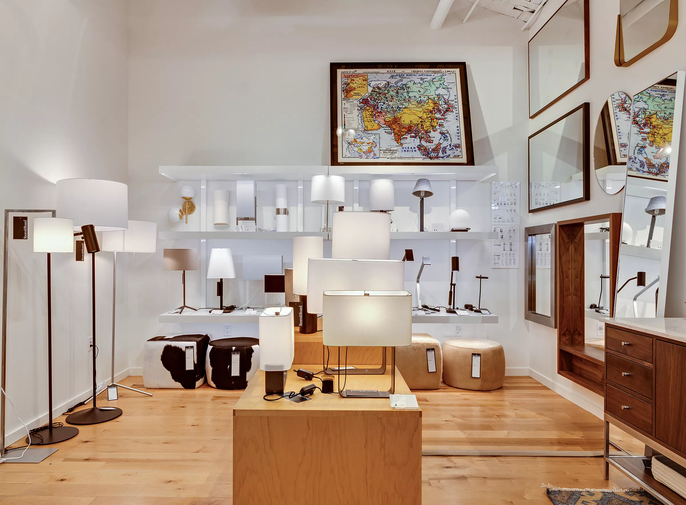 Room & Board Pasadena store interior