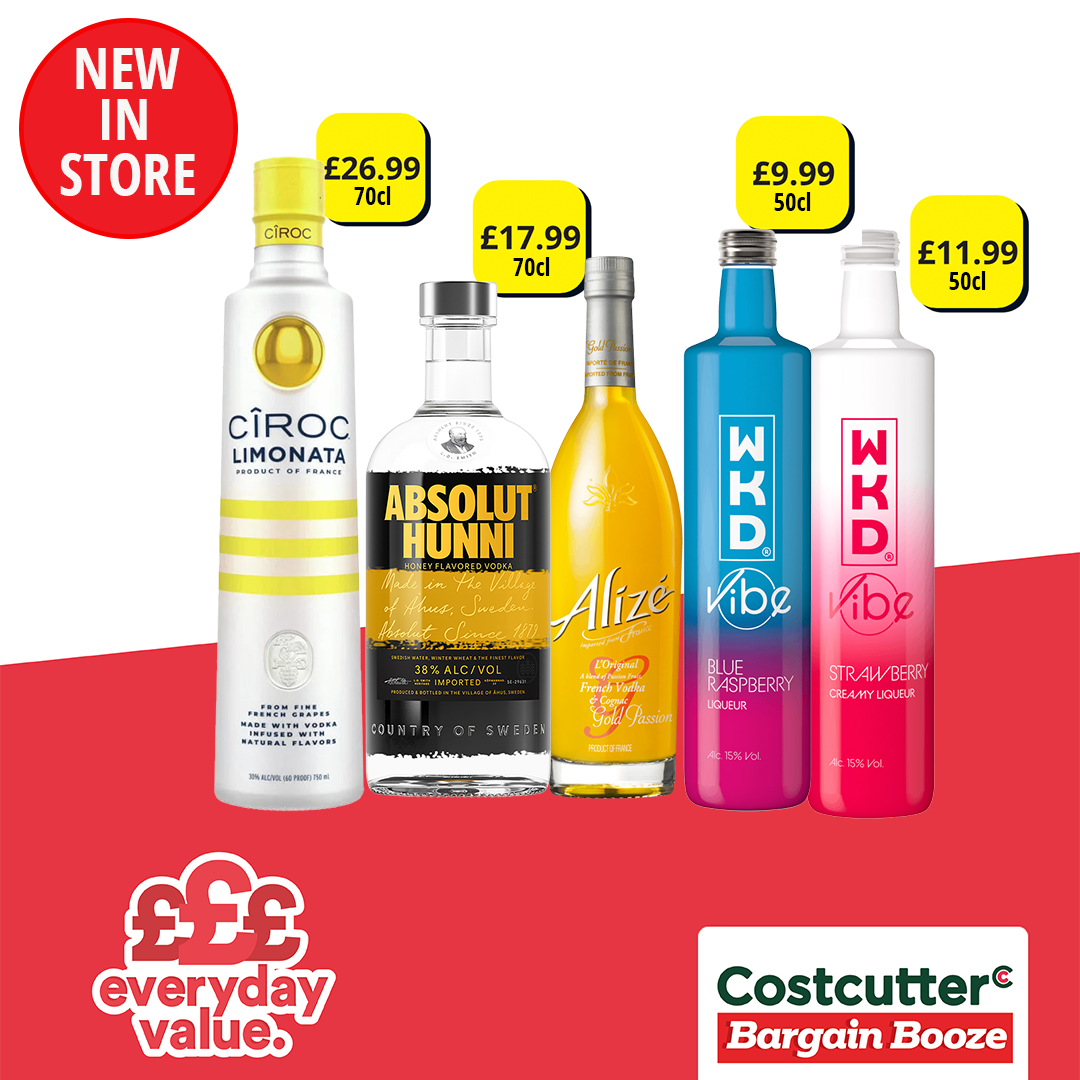 NEW in store Costcutter featuring Bargain Booze Nottingham 01159 393543