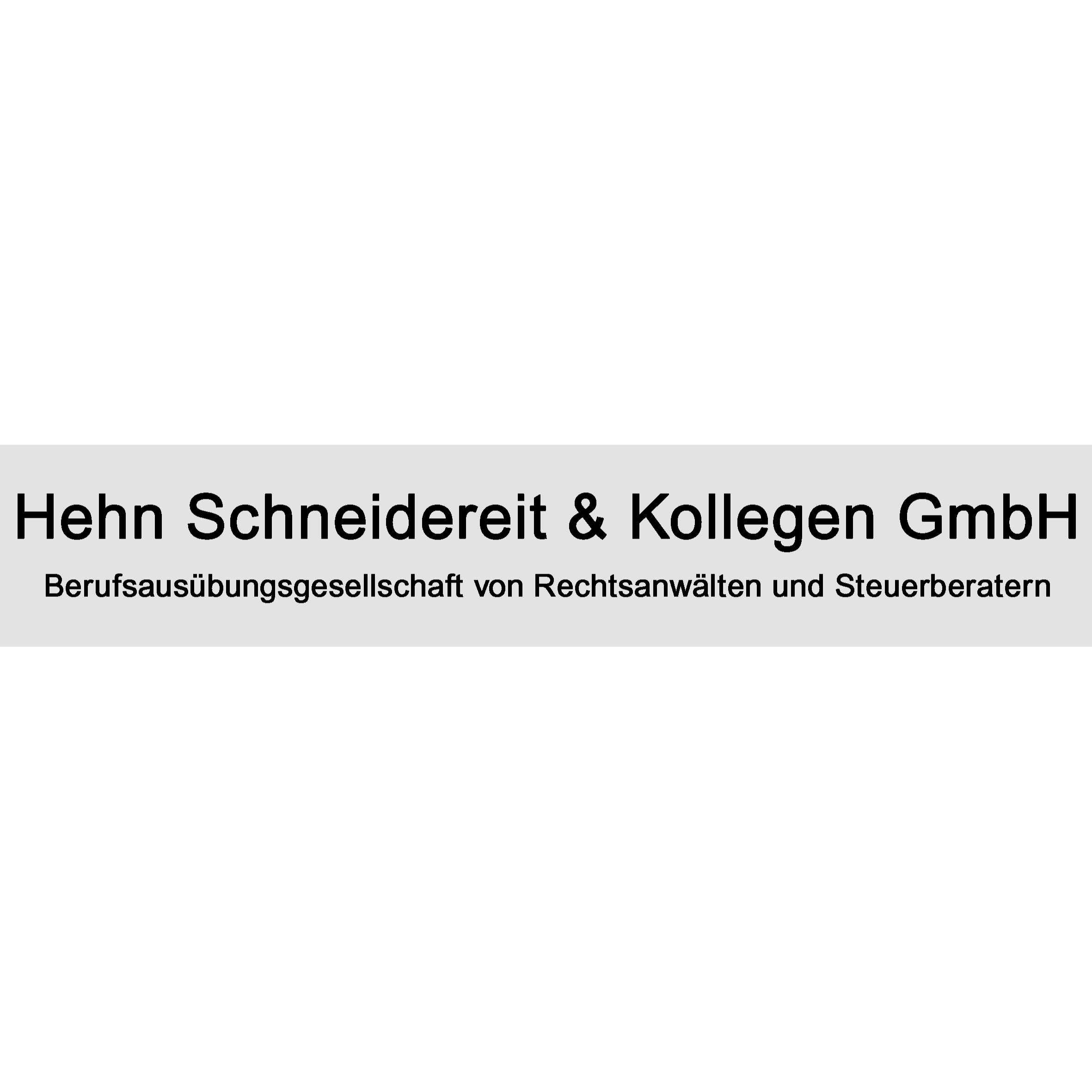 Logo Hehn Schneidereit & Kollegen GmbH Berufsausübungsgesellschaft von Rechtsanwälten und Steuerberatern