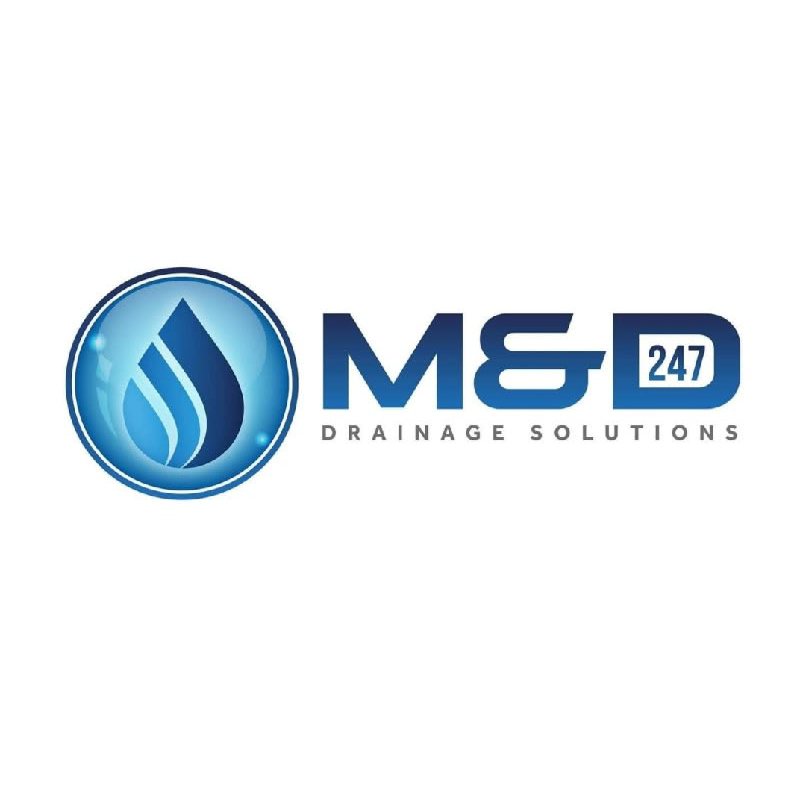 LOGO M&D Drainage Solutions 247 Brierley Hill 08007 747852