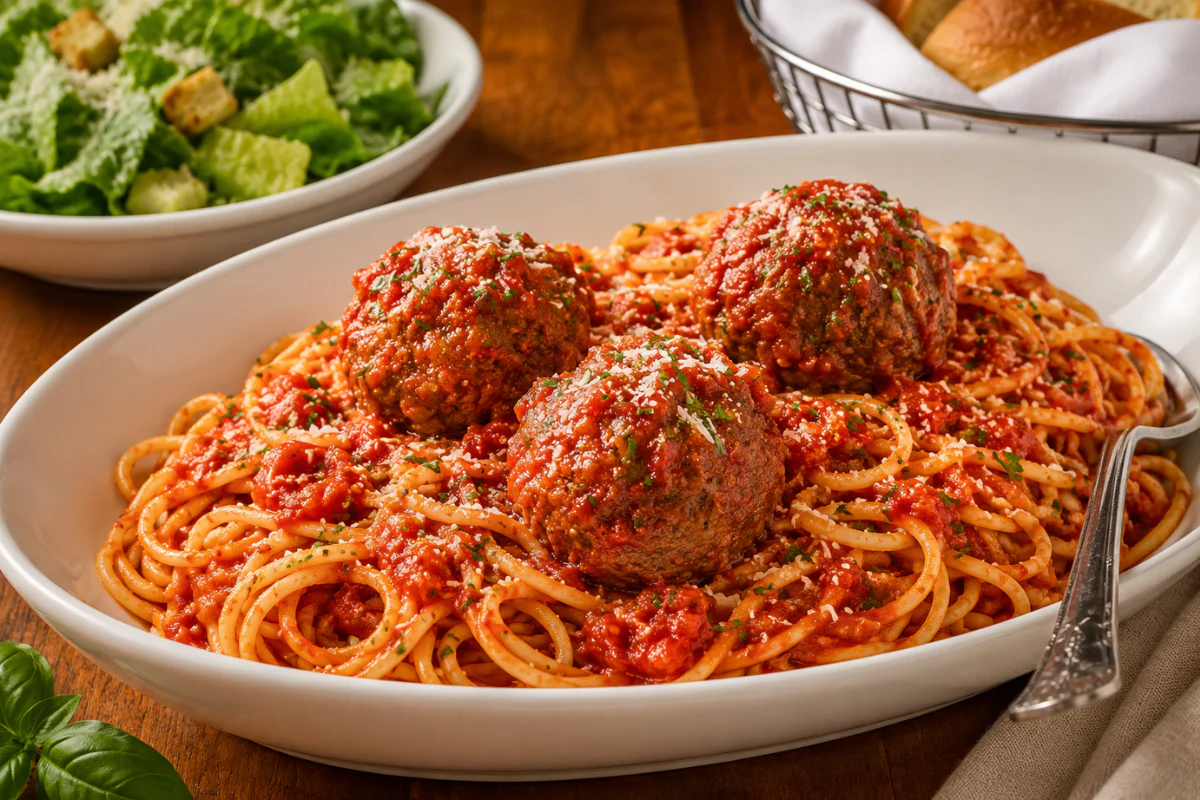Spaghetti & Meatballs - Pastas