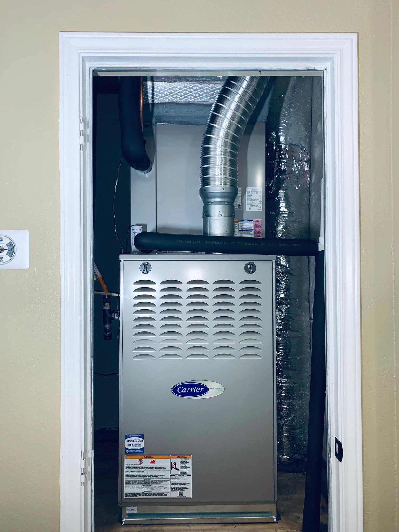 Neal's Heating & AC Gas Furnace & Coil.