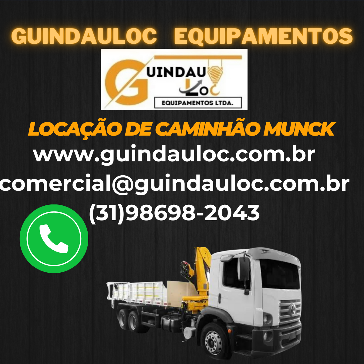 Images Guindauloc - Locação de caminhão munck