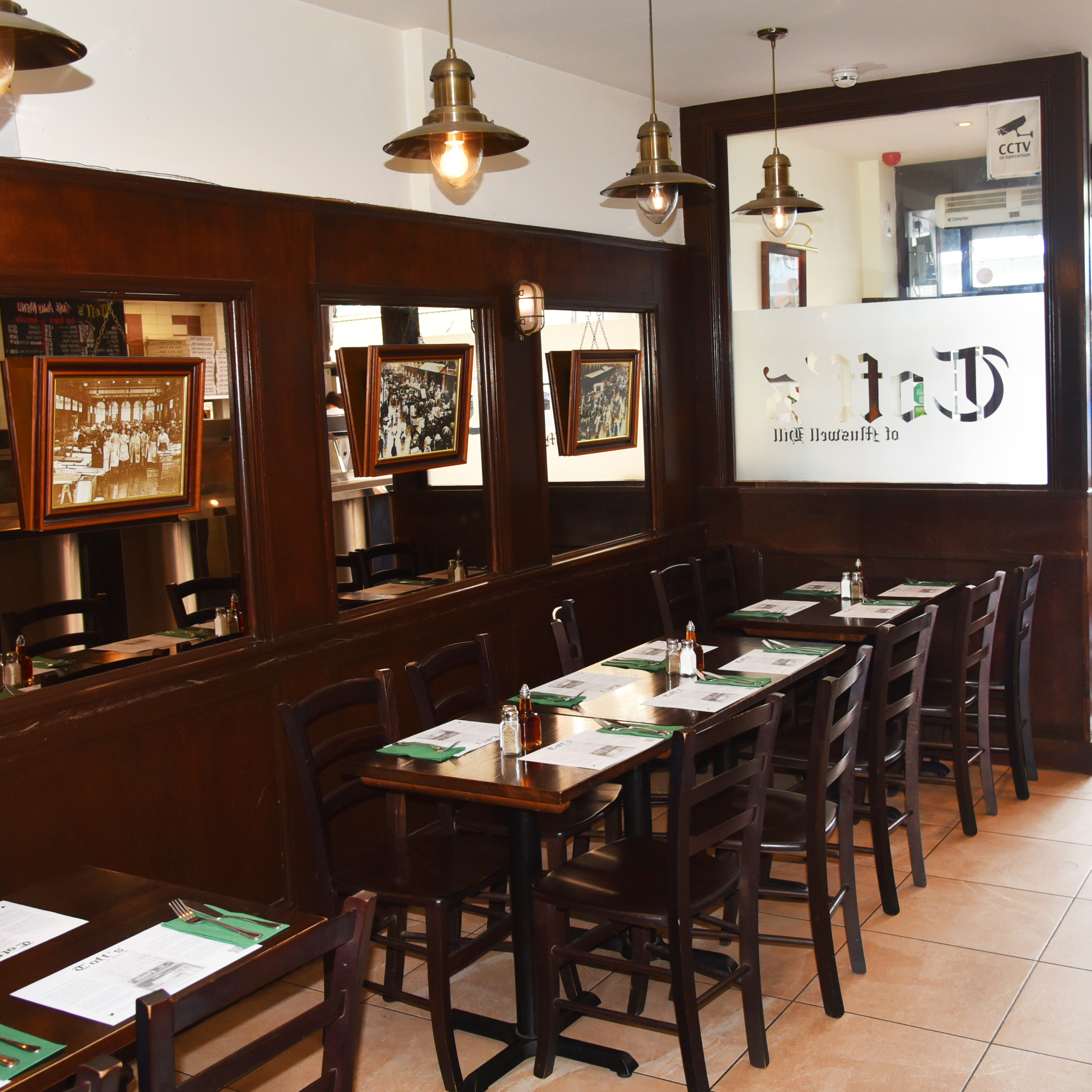 Join us at Toff's of Muswell Hill restaurant
