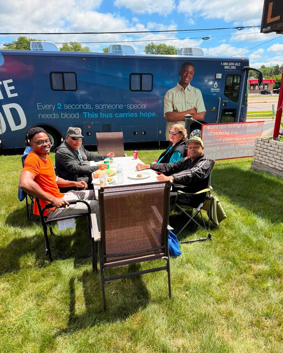 Thank you to everyone who joined us for our recent blood drive. We appreciate everyone who donated, volunteered, and supported the event, along with Lucken Auto Glass and Memorial Blood Center. We are grateful for our amazing community.