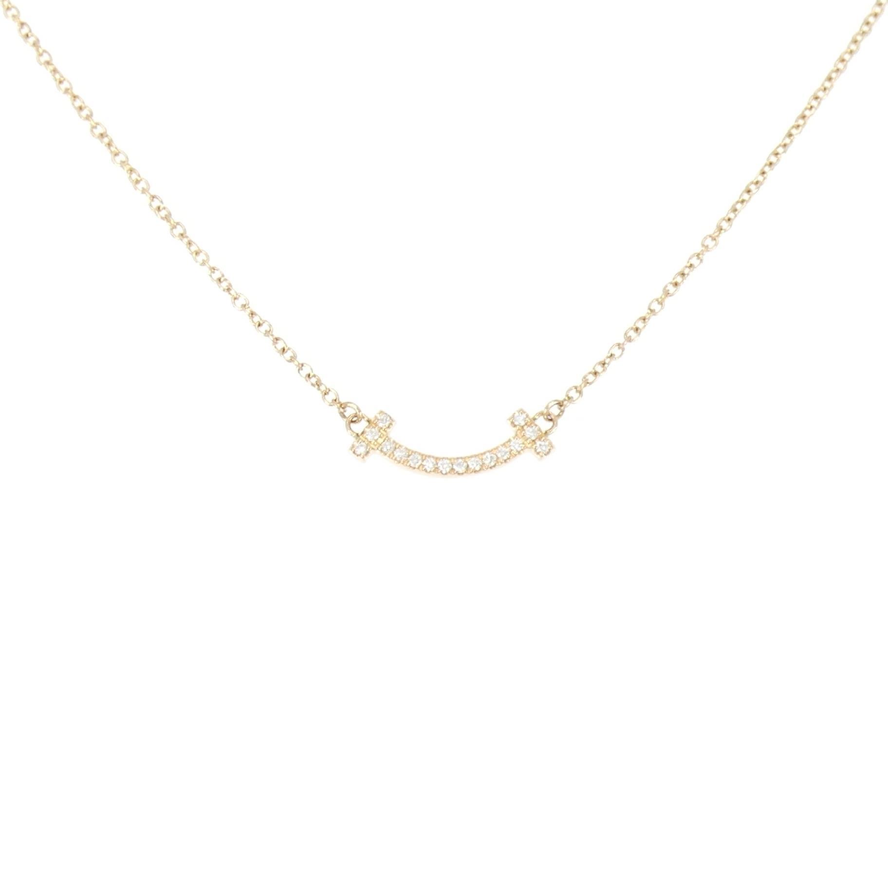 ティファニー Tスマイル ミニ ネックレス