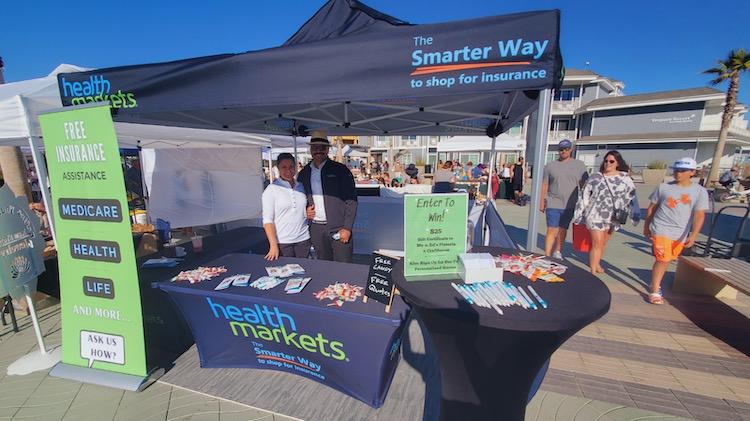 Enjoying the beautiful central coast at the Pismo Beach Farmers Market. Had a great time giving away some Me-N-Eds pizzeria gift cards and booking some free consultations by Zoom.