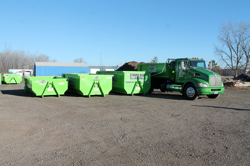 Three sizes of Dumpsters in Green Bay