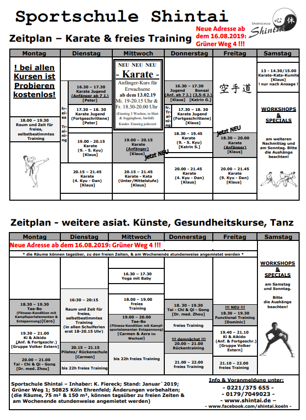 Bilder Karate & Sportschule Shintai | Köln