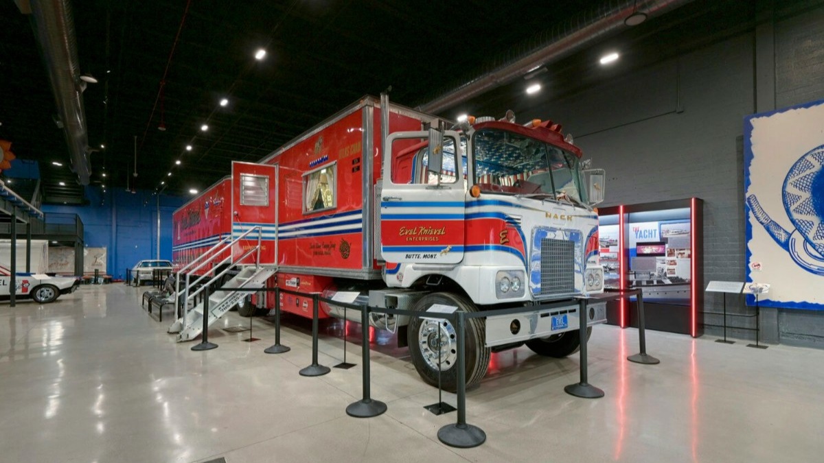 Visit a Las Vegas museum experience featuring immersive exhibits and Evel Knievel museum artifacts t 
