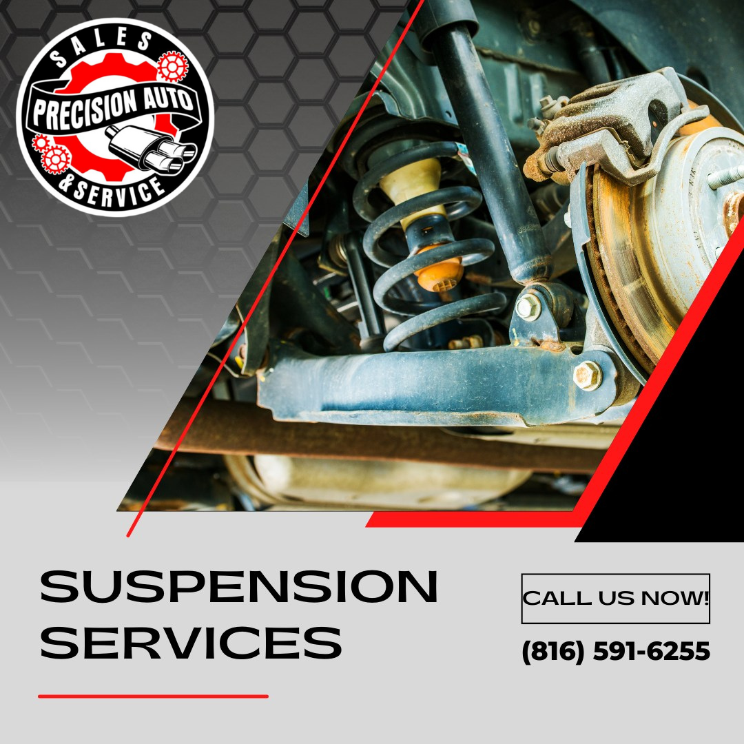 Suspension Repair Services at Precision Auto Sales & Services in Kansas City, MO.
Understanding your vehicle’s steering and suspension systems is vital, whether you own cars, SUVs, or even larger vehicles such as trucks and vans. At Precision Auto Sales & Services, we specialize in steering & suspension repair in Kansas City, MO. It’s essential not to ignore these signs; allowing them to persist can compromise your vehicle’s safety and drivability. Before your car’s condition deteriorates further, schedule an appointment with our expert team in Kansas City. We’re dedicated to restoring your vehicle’s optimal performance and ensuring your safety on the road.