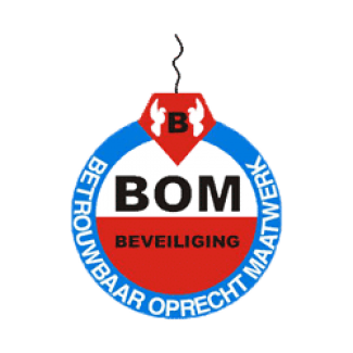 Beveiligings Organisatie Mennega BOM Logo