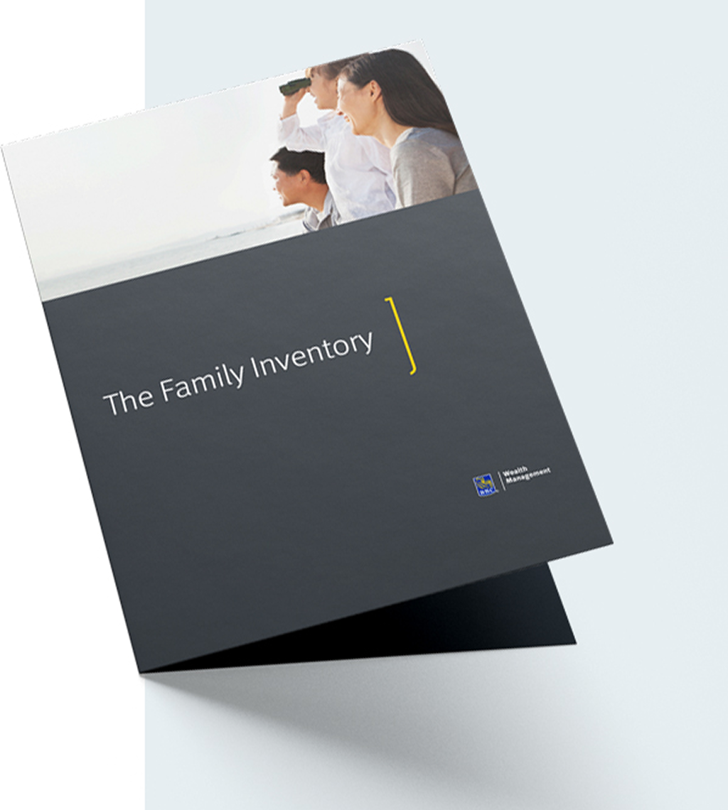 The Family Inventory brochure.