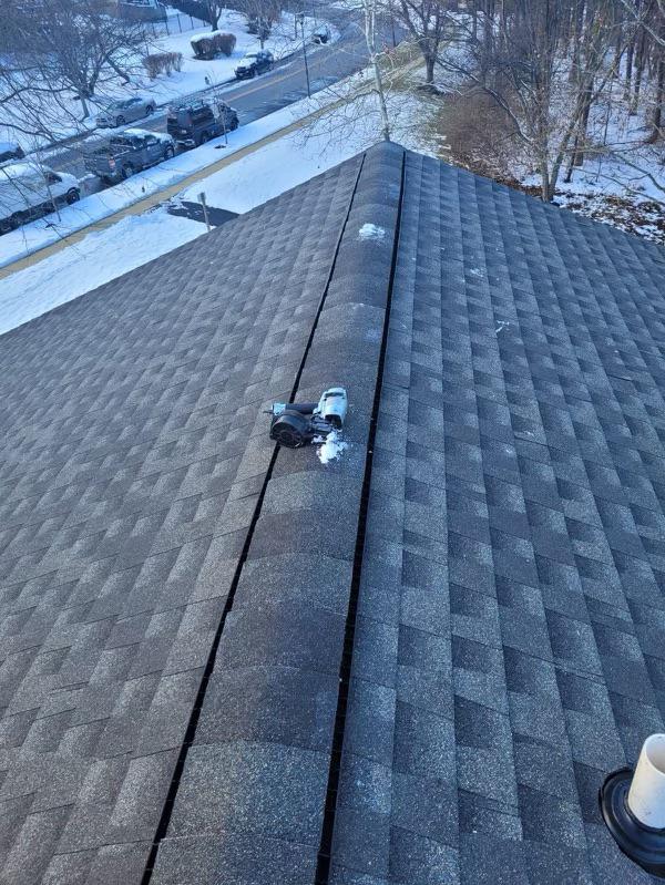 After shot of a full new roof replacement!