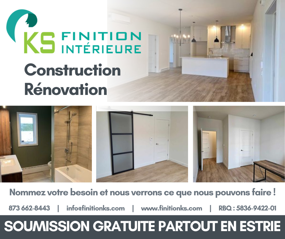 Images Finition KS - Rénovation Sherbrooke