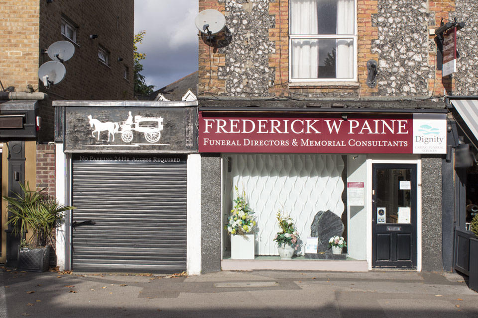 Frederick W Paine Funeral Directors Esher 01372 464021