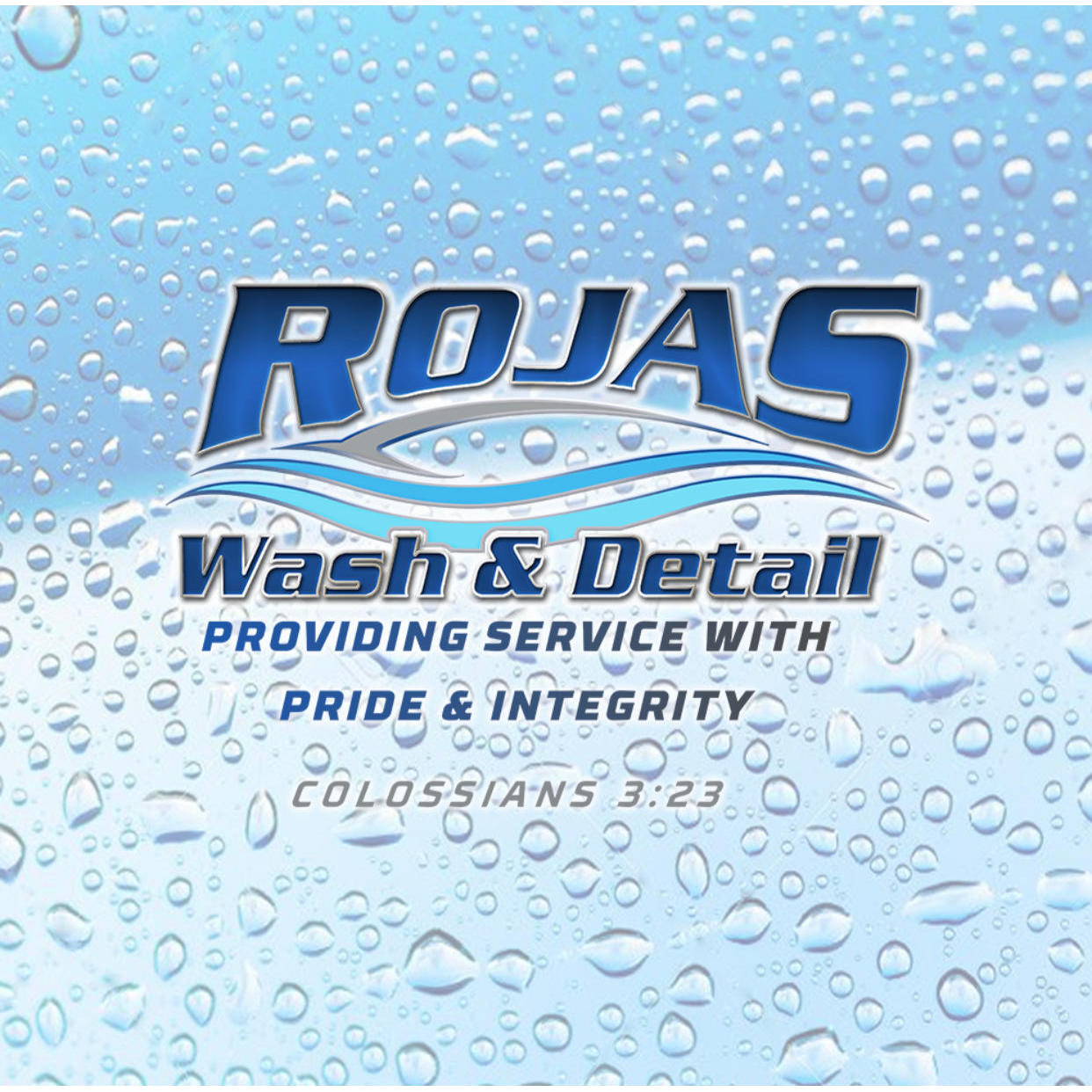 Rojas Wash & Detail Logo