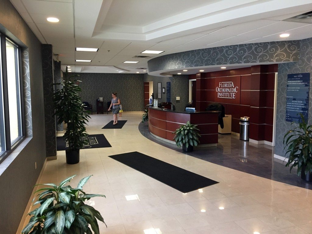 Interior of Florida Orthopaedic Institute & Surgery Center North Tampa Office