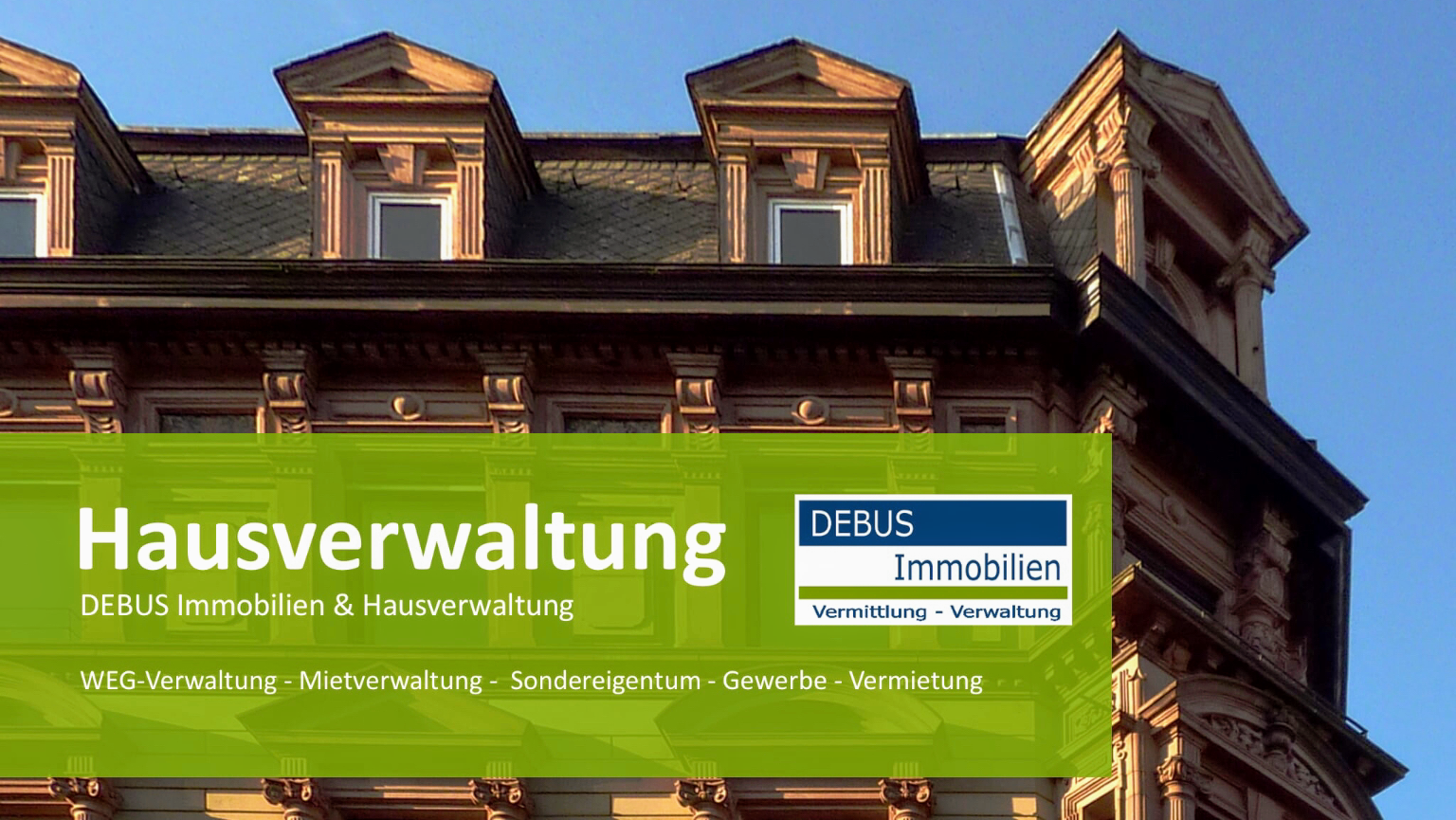 DEBUS Immobilien & Hausverwaltung, Adelheidstraße 53 in Wiesbaden