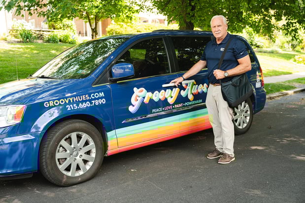 Images Groovy Hues Painting of Main Line