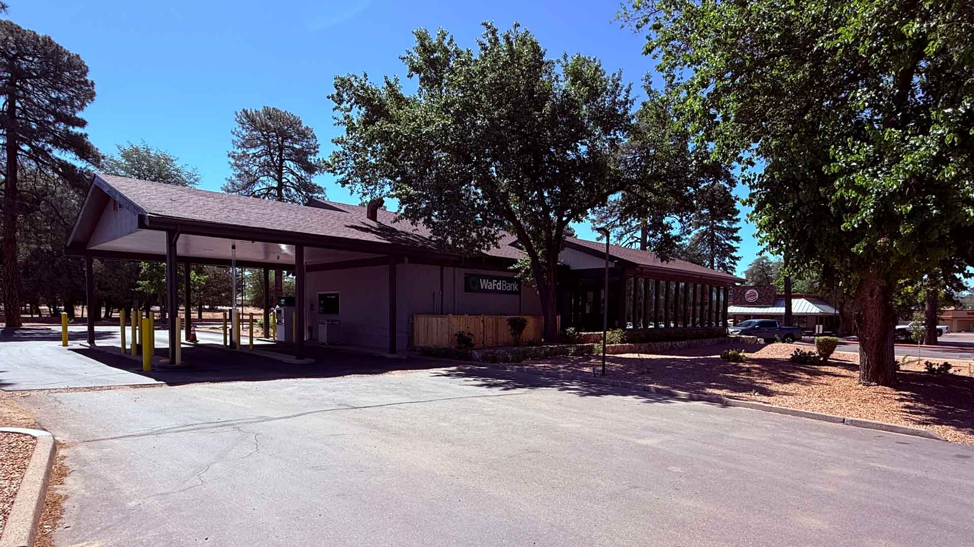 Photo of the WaFd Bank Branch location in Payson, Arizona. Located at 213 S Beeline Hwy, Payson, AZ 85541